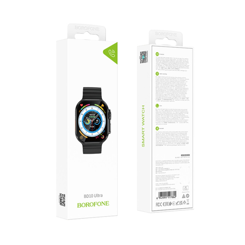 Смарт-годинник BOROFONE BD10 Ultra Smart sports watch (call version) Black