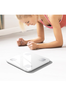 Ваги підлогові HOCO HI21 Smart body fat scale White