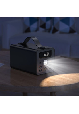 Зовнішній акумулятор HOCO J138 Distant 22.5W+PD20W+DC12V multi-function power bank (60000mAh) Black