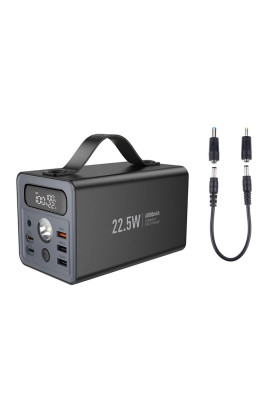 Зовнішній акумулятор HOCO J138 Distant 22.5W+PD20W+DC12V multi-function power bank (60000mAh) Black