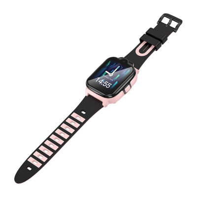 Смарт-годинник HOCO Y104 4G children phone-watch Pink