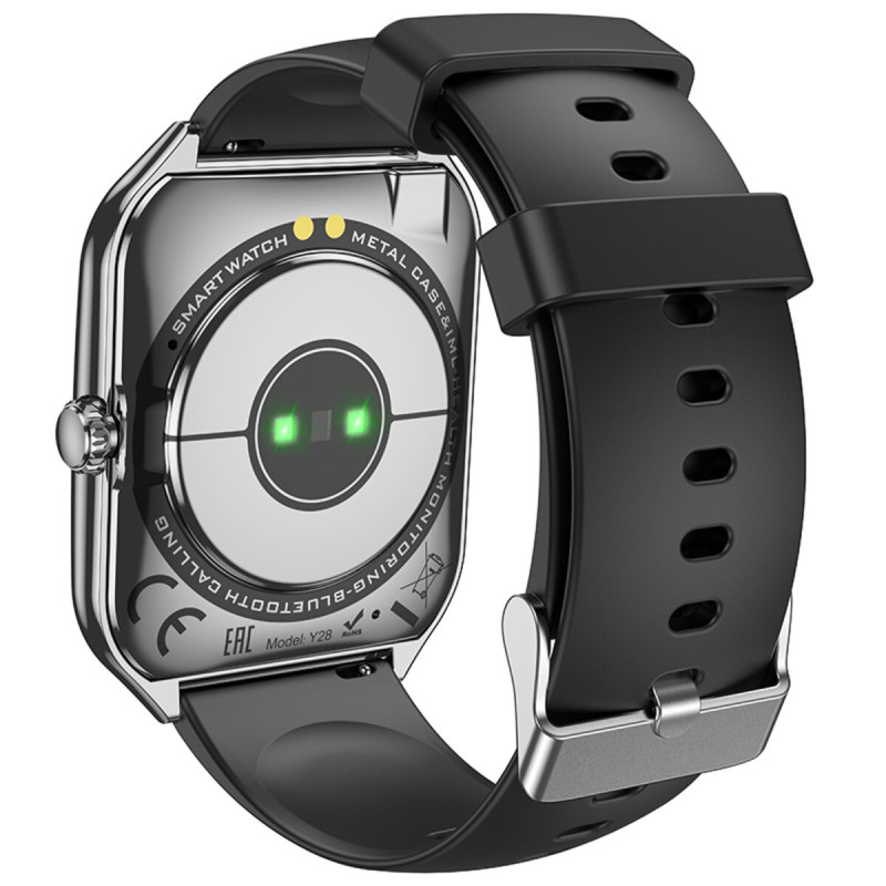 Смарт-годинник HOCO Y28 AMOLED Smart sports watch (call version) Black