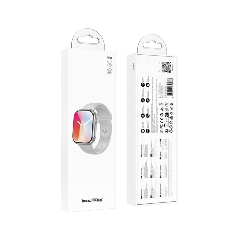 Смарт-годинник HOCO Y30 Smart sports watch(call version) Silver