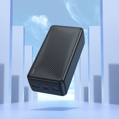 Зовнішній акумулятор BOROFONE BJ56B Graceful 22.5W+PD20W fully compatible power bank(30000mAh) Black