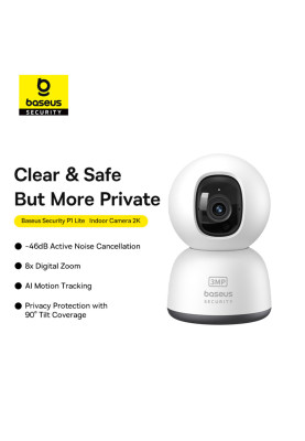 IP-камера відеоспостереження Baseus Security P1 Series Indoor 3MP OS White EU