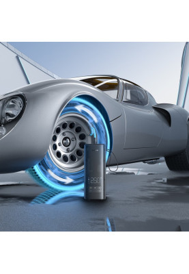 Автомобільний насос Baseus SuperMini Mega Series Double Cylinder Air Inflator Cluster Black