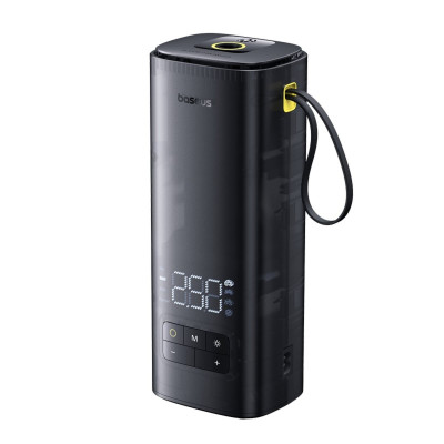 Автомобільний насос Baseus SuperMini Mega Series Double Cylinder Air Inflator Cluster Black
