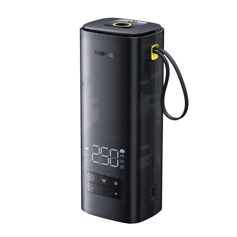 Автомобільний насос Baseus SuperMini Mega Series Double Cylinder Air Inflator Cluster Black