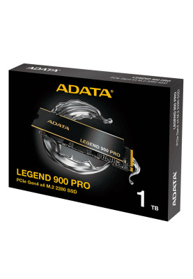 Накопичувач SSD M.2 ADATA LEGEND 900 PRO 1TB 2280 PCIe Gen 4x4 3D NAND Read/Write: 7400/6000 MB/sec