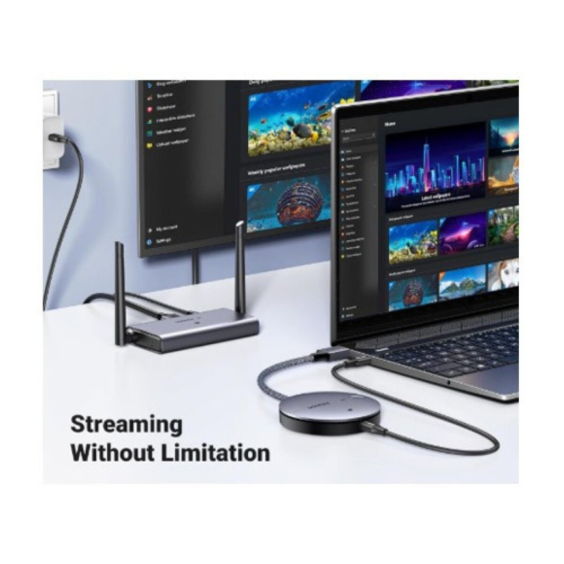 Безпровідний HDMI-Спліттер UGREEN CM586 Wireless HDMI Extender（50M）