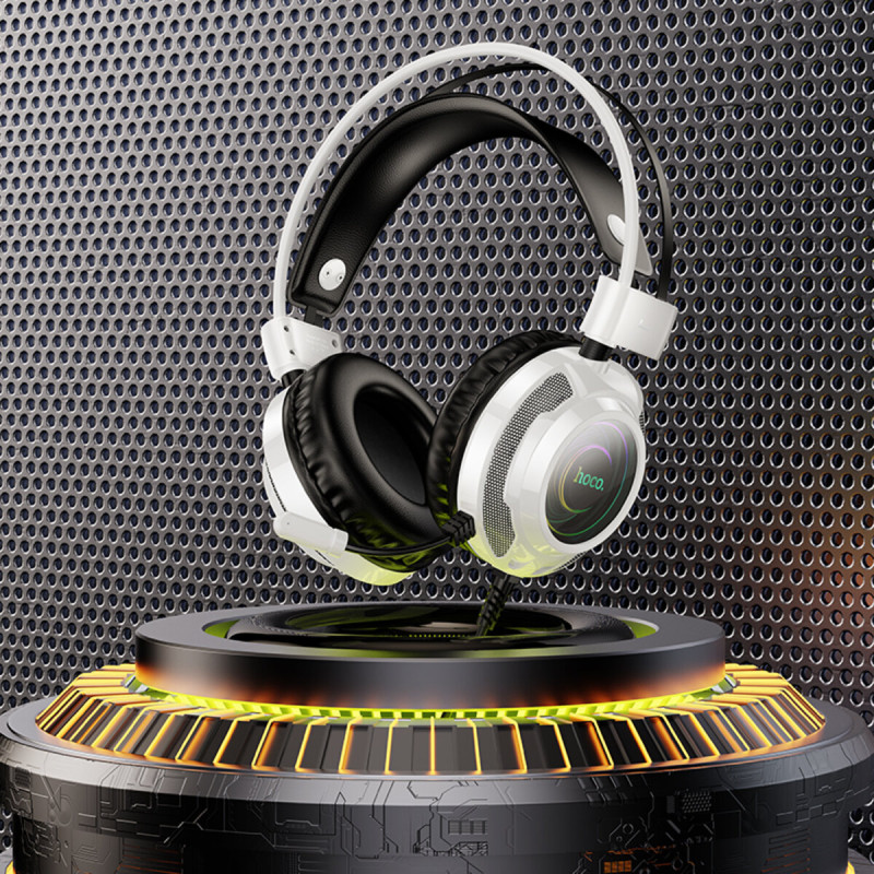 Навушники ігрові HOCO W110 Resource gaming headphones White