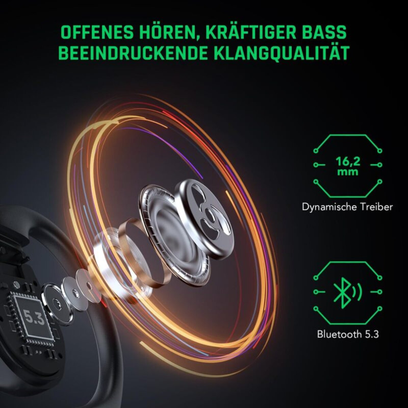 Бездротові навушники Black Shark Open Bluetooth Earphones Black