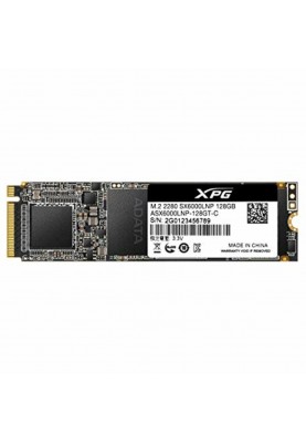 SSD M.2 ADATA XPG SX6000 Lite 128GB 2280 PCIe 3.0x4 NVMe 3D Nand Read/Write: 1800/1200 MB/sec