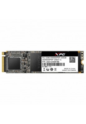 SSD M.2 ADATA XPG SX6000 Pro 256GB 2280 PCIe 3.0x4 NVMe 3D Nand Read/Write: 2100/1500 MB/sec