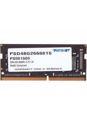 DDR4 Patriot SL 8GB 2666MHz CL19 SODIMM