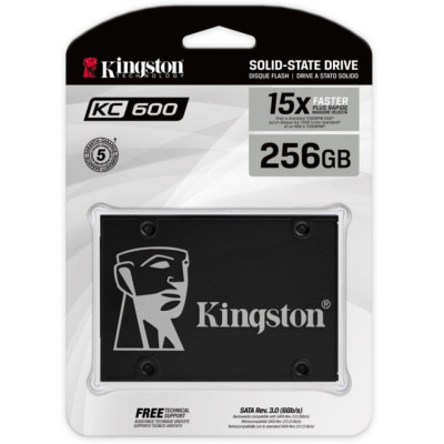SSD Kingston KC600 256GB 2.5" SATAIII