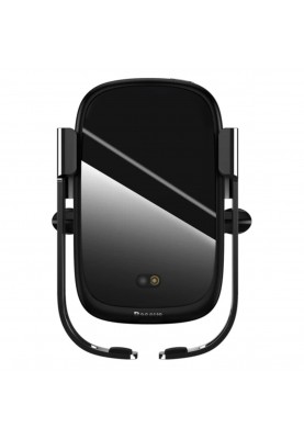 Тримач для мобiльного з БЗП Baseus Rock-solid Electric Holder Wireless Black