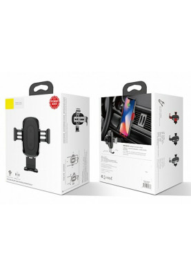 Тримач для мобiльного з БЗП Baseus Wireless Charger Holder Black