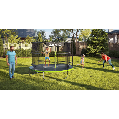 Батут Zipro 252 см із внутрішньою захисною сіткою Jump Pro 8FT IN
