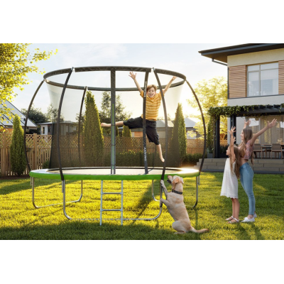 Батут Zipro Premium 435 см із внутрішньою захисною сіткою Jump Pro 14FT IN
