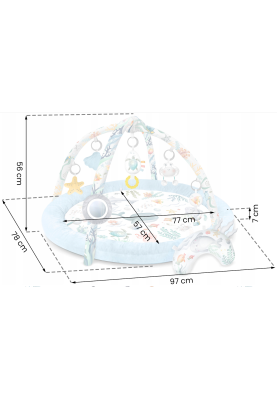 Килимок, що розвиває Ocean Nukido 97 х 78 см (730201)
