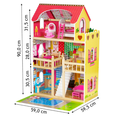 Ігровий будинок з LED RGB підсвічуванням FUNFIT KIDS (3044)