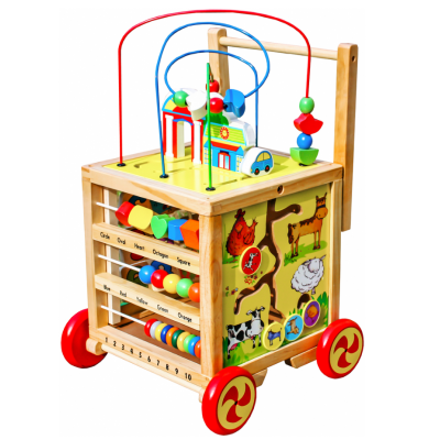 Ігровий розвиваючий бізикуб на колесах FUNFIT KIDS (3887)