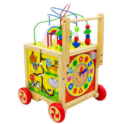 Ігровий розвиваючий бізикуб на колесах FUNFIT KIDS (3887)