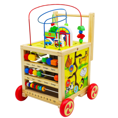 Ігровий розвиваючий бізикуб на колесах FUNFIT KIDS (3887)