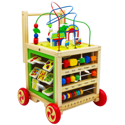 Ігровий розвиваючий бізикуб на колесах FUNFIT KIDS (3887)