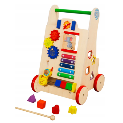Ігровий розвиваючий бізіборд на колесах FUNFIT KIDS (3888)