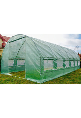 Садова теплиця з вікнами FunFit Garden 18m2 = 600*300*200 (Зелена) (1483)