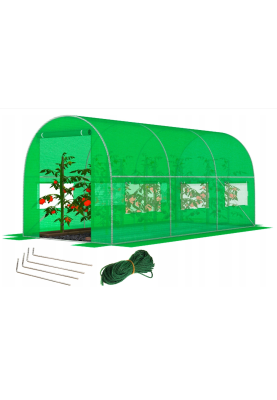 Садова теплиця з вікнами FunFit Garden 6m2 = 300*200*200 (Зелена) (1480)