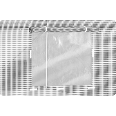 Садова теплиця з вікнами Plonos 10m2 = 400х250х200 см (Біла) (4974)