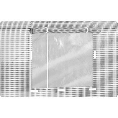 Садова теплиця з вікнами Plonos 6m2 Біла = 300х200х200 см (4970-A)