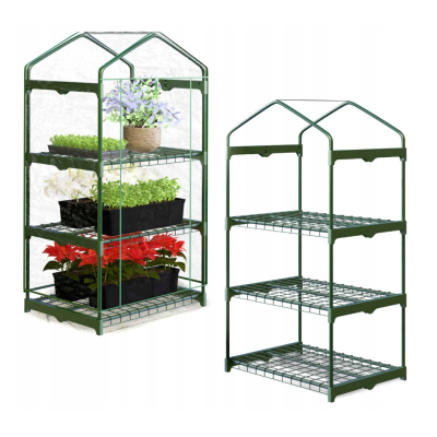 Стелаж-теплиця Plonos Зелена 125 х 69 х 49 см (4921)
