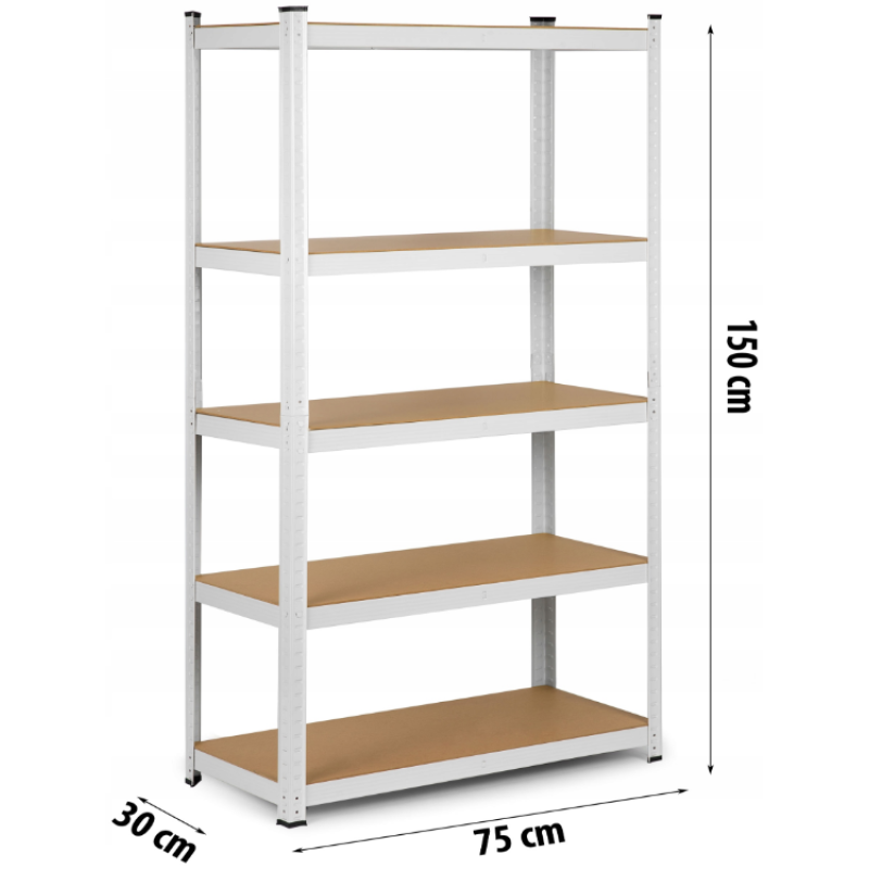 Стелаж Humberg White 150 х 75 х 30 см (HR-841)