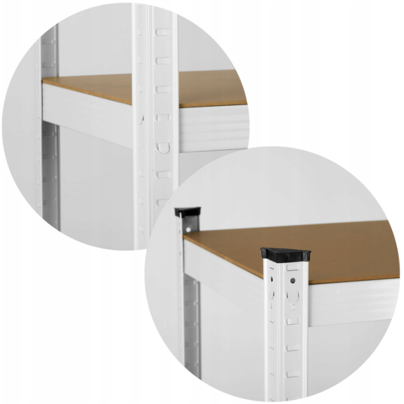 Стелаж Humberg White 150 х 75 х 30 см (HR-841)