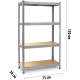 Стелаж Plonos 150 х 75 х 30 см (PL-700)