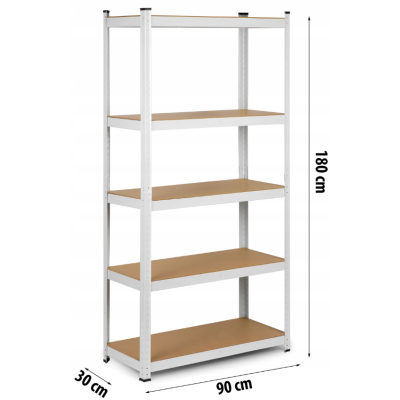 Стелаж Humberg White 180 х 90 х 30 см (HR-844) Стелаж Humberg White 180 х 90 х 30 см (HR-844)