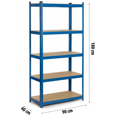 Стелаж Humberg Blue 180 x 90 x 40 см (HR-848)