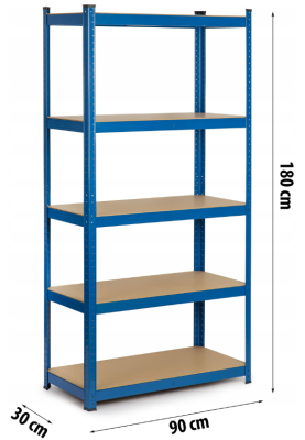 Стелаж Humberg Blue 180 х 90 х 30 см (HR-845)