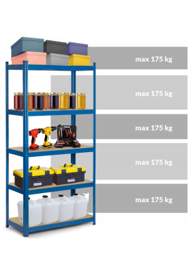 Стелаж Humberg Blue 180 х 90 х 30 см (HR-845)