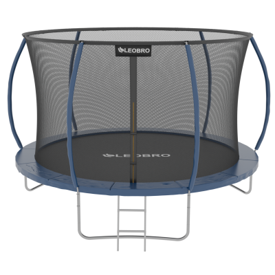 Батут із внутрішньою захисною сіткою 252 см LEOBRO Premium Pro 8FT BLUE