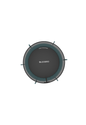 Батут із внутрішньою захисною сіткою 252 см LEOBRO Premium Pro 8FT GREEN