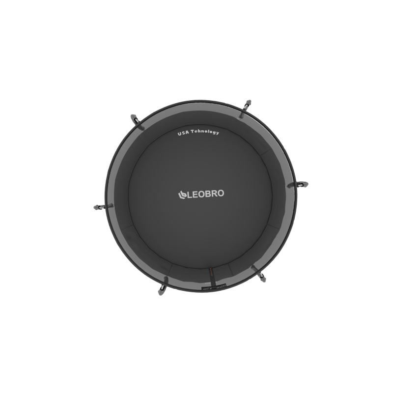 Батут із внутрішньою захисною сіткою 312 см LEOBRO Premium Pro 10FT BLACK
