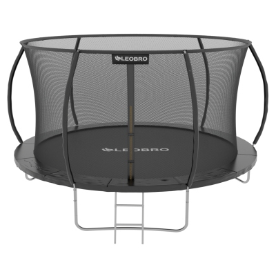 Батут із внутрішньою захисною сіткою 312 см LEOBRO Premium Pro 10FT BLACK