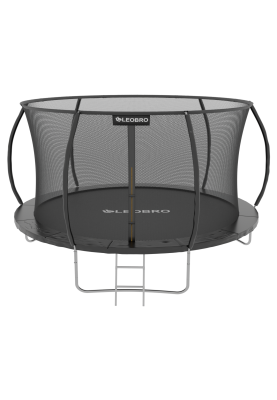 Батут із внутрішньою захисною сіткою 312 см LEOBRO Premium Pro 10FT BLACK