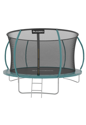 Батут із внутрішньою захисною сіткою 312 см LEOBRO Premium Pro 10FT GREEN