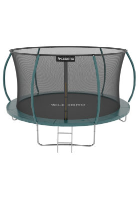 Батут із внутрішньою захисною сіткою 312 см LEOBRO Premium Pro 10FT GREEN